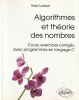 Algorithmes et th&eacute;orie des nombres. . Audibert (Pierre)