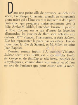 Salomé. Vialatte (Alexandre) 