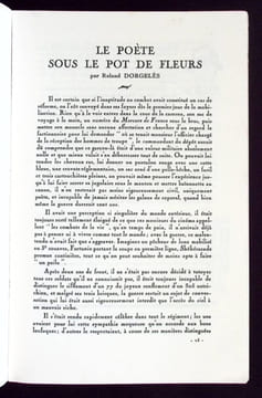 Triptyque N° 48. Cabanel (Jean) - Louis de Gonzague-Frick - Roland Dorgelès - Paulin ( André). 