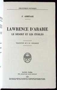 Lawrence d'Arabie - Le désert et les étoiles.