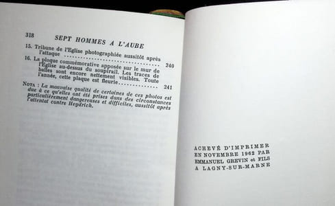 Sept hommes à l'aube.