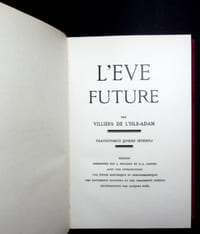 L'Eve future. Transistoriis quaere aeterna. Présentée par J. Bollery et P.- J Castex.