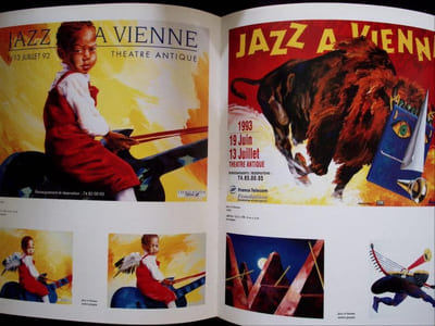 10 ans d'aventures culturelles en Rhône-Alpes à travers les affiches de Théry. 
