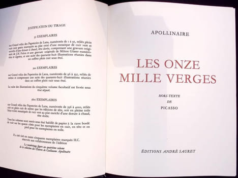 Oeuvres.. Apollinaire (Guillaume) [ Picasso - Dufy - Folon -Glaser]