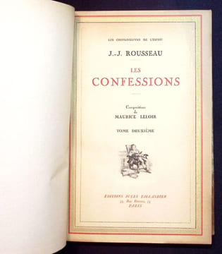 Les confessions Illustrations de Maurice Leloir.. Rousseau ( Jean-Jacques )