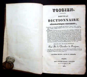 Nouveau Dictionnaire Géographique Universel. Rédigé sur un plan nouveau par Roujoux.