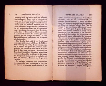 Itinéraire Français.