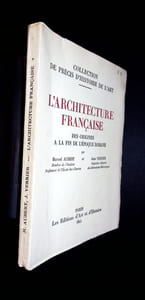 L'architecture Française Des origines à la fin de l'époque Romaine.