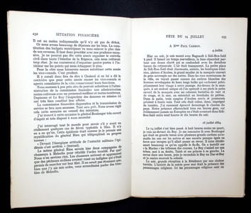 Correspondance 1870-1924 - 1 - L'établissement de la république - Le protectorat Tunisien - La régence en Espagne - La Turquie d'Abd Ul Hamid. Avec un commentaire et des notes de Henri Cambon.