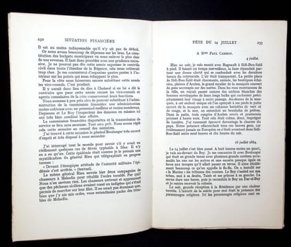 Correspondance 1870-1924 - 1 - L'établissement de la république - Le protectorat Tunisien - La régence en Espagne - La Turquie d'Abd Ul Hamid. Avec un ...