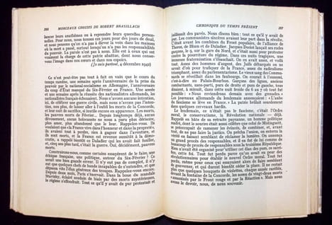 Morceaux choisis rassemblés par Marie-Madeleine Martin. . Brasillach (Robert )