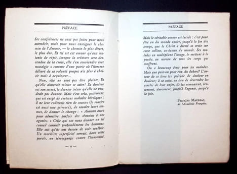 Souffrance école de vie. Préface de François Mauriac.. Fouché (Suzanne)