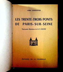 Les Trente-Trois Ponts de Paris-Sur-Seine.