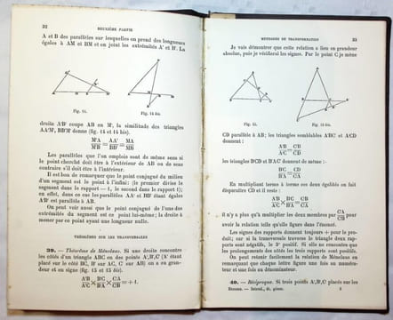 Introduction à l'étude de la géométrie Moderne. . Bioche (Charles)