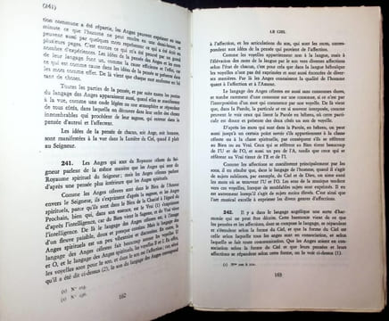 Le CIEL ses merveilles et l'enfer d'après ce qui a été vu et entendu. Traduction de Le Boys des Guays revue et corrigée. Prolégomènes et note sur la ...