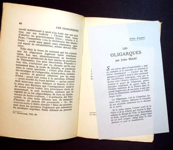 Les Oligarques. Essai d'histoire partiale.