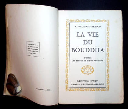 La vie du Bouddha d'après les textes de l'Inde ancienne. . Herold (A.-Ferdinand)