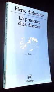 La prudence chez Aristote. 