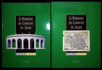 Le Patrimoine des communes de l'Allier, tome 1 et 2. Deux forts volumes dans son cartonnage fort d'éditeur sous custode translucide, livret d'errata, 1143 pp., en pagination continue des deux tomes. Colossale ill. dans le texte rendu précise par la qualité du papier. Très bon état à neuf.