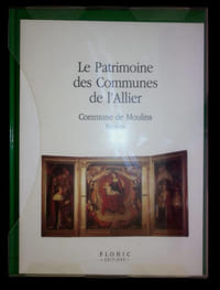 Le Patrimoine des communes de l'Allier, tome 1 et 2. Deux forts volumes dans son cartonnage fort d'éditeur sous custode translucide, livret d'errata, 1143 pp., en pagination continue des deux tomes. Colossale ill. dans le texte rendu précise par la qualité du papier. Très bon état à neuf.