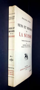 Sens et Mission de la Suisse.
