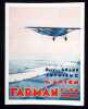 Pour le tourisme A&eacute;rien, l'avion FAREMAN s'impose. . FAREMAN [ Albert Solon]