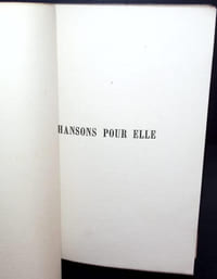 Chansons pour elle.