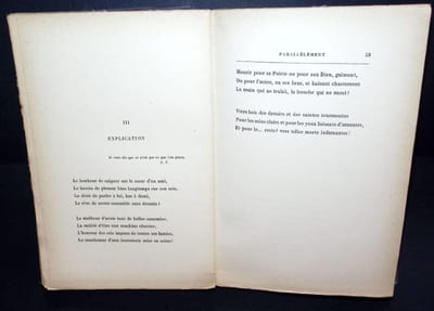 Parallèlement . Nouvelle édition revue et augmentée. 