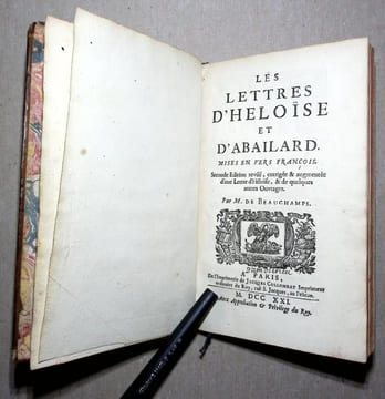 Les lettres dHéloïse et dAbailard, mises en vers françois. Seconde édition revûë, corrigée & augmentée dune lettre dHéloïse, & de quelques autres ...