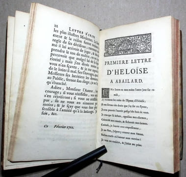 Les lettres dHéloïse et dAbailard, mises en vers françois. Seconde édition revûë, corrigée & augmentée dune lettre dHéloïse, & de quelques autres ...
