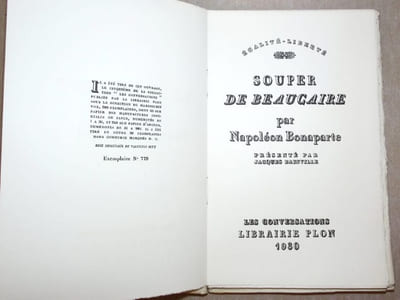 Souper de Beaucaire. Présenté par Jacques Bainvilles. 