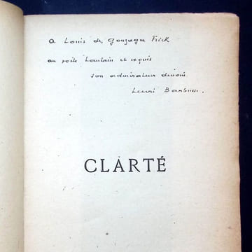 Clarté. Barbusse (Henri)