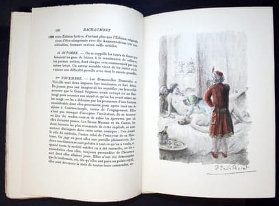 Mémoires secrêts. Pour servir à l'histoire des lettres en france . Edition illustrée par Paul-Emile Bécat.
