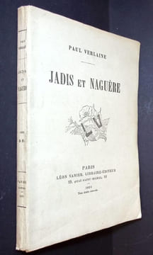 Jadis et naguère. Nouvelle édition. . Verlaine (Paul)