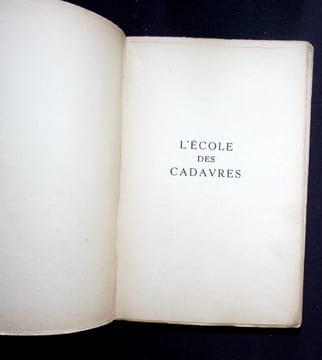 L'école des cadavres. . Céline (Louis-Ferdinand)