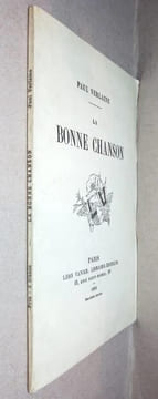 La bonne chanson. . Verlaine (Paul)