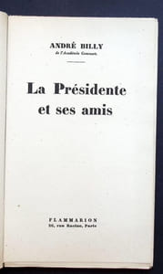 La présidente et ses amis. 