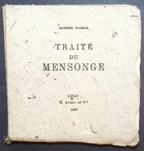 Traité du Mensonge.