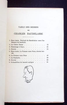La Fanfarlo. Avec neuf dessins de baudelaire dont un inédit.. Baudelaire (Charles)
