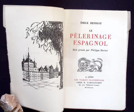 Le pélerinage espagnol. Bois gravés de Philippe Burnot. . Henriot (Emile) 