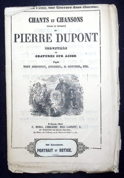 Chants et Chansons de Pierre Dupont [Notice sur P. Dupont]. Baudelaire (Charles)