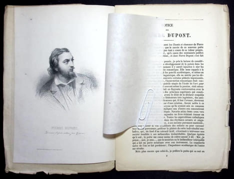 Chants et Chansons de Pierre Dupont [Notice sur P. Dupont]. Baudelaire (Charles)