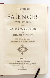 Les faïences patriotiques sous la révolution.