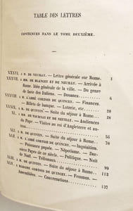 Lettres familières écrites d'Italie à quelques amis en 1739 et 1740 Avec une étude littéraire et des notes par Hippolyte Babou. Tomes 1 et 2.