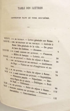 Lettres familières écrites d'Italie à quelques amis en 1739 et 1740 Avec une étude littéraire et des notes par Hippolyte Babou. Tomes 1 et 2.. Brosses ...