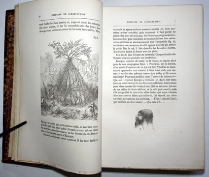 Histoire de l'habitation humaine. Textes et dessins de Violet-Le-Duc. . Violet-Le-Duc