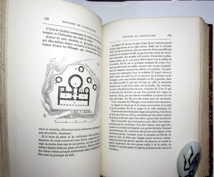 Histoire de l'habitation humaine. Textes et dessins de Violet-Le-Duc. . Violet-Le-Duc