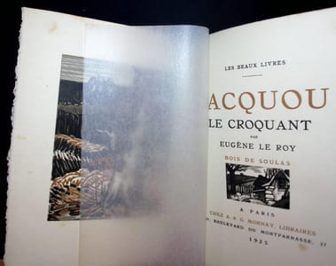 Jacquou le Croquant. Bois Gravés par Joseph Soulas.