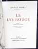 Le lys rouge.. France (Anatole) - [ Van Dongen ]. 