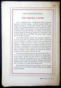 D'un Château l'autre. 